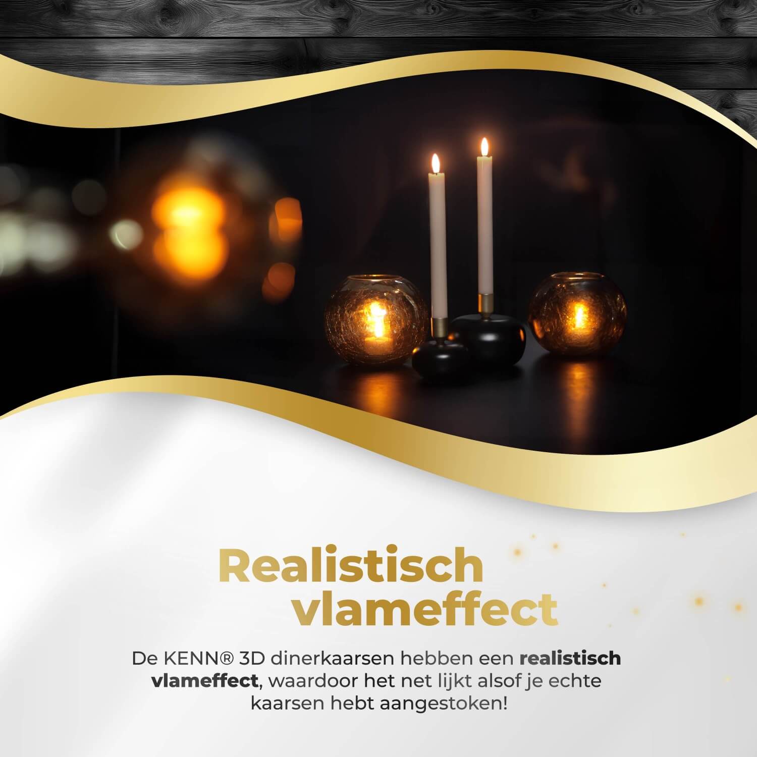 2-delige set taupekleurige LED dinerkaarsen op batterijen van KENN® met afstandsbediening. Deze stijlvolle nep kaarsen – ook bekend als LED kaarsen of battery-powered taper candles – zijn gemaakt van echt wax en geven een flikkerend warm wit licht dat lijkt op een echte vlam. De natuurlijke taupekleur zorgt voor een warme en rustige sfeer in elk interieur, perfect voor diners, bruiloften, horeca of decoratieve tafelschikking. Werkt op batterijen (meegeleverd) en afstandsbediening.