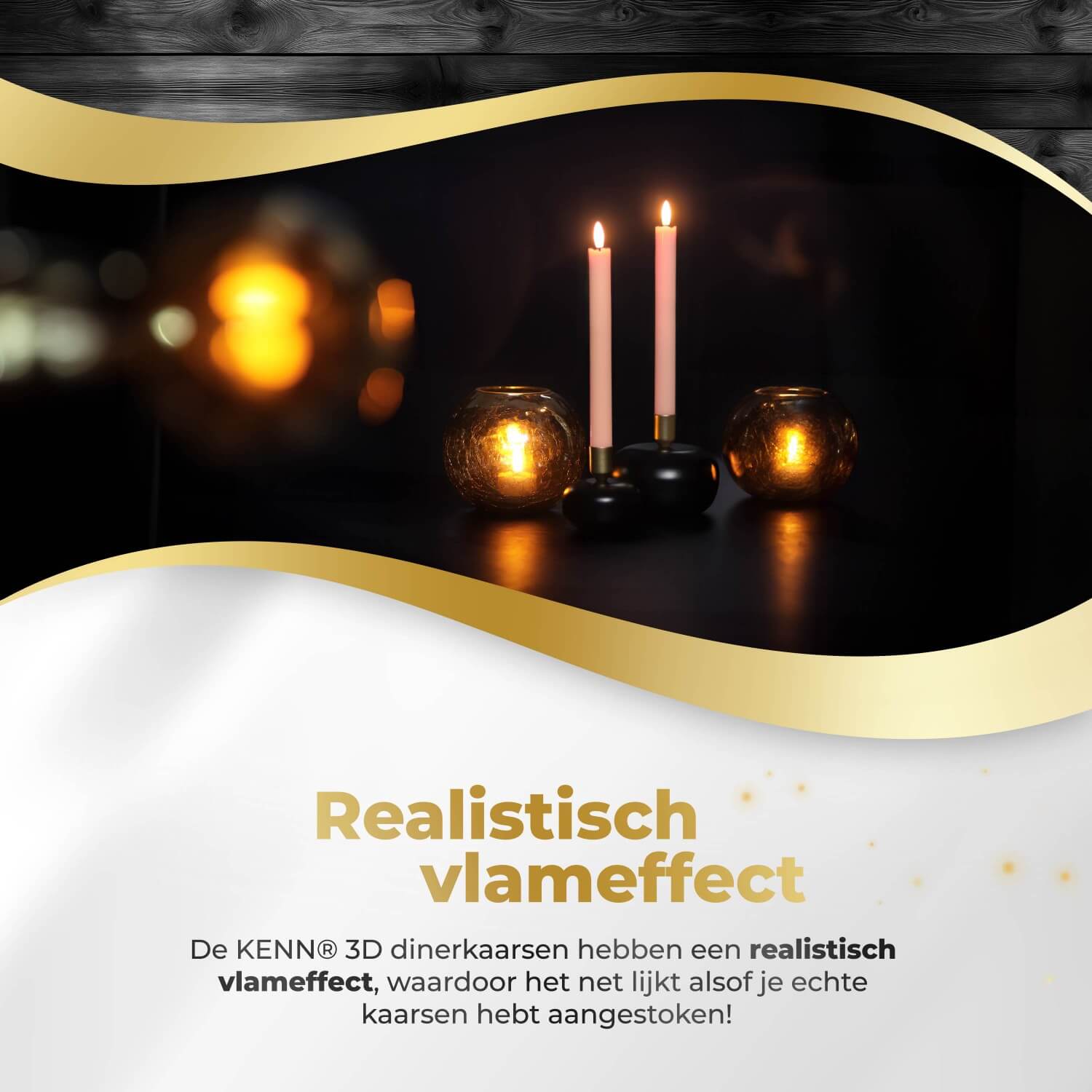 2-delige set roze LED dinerkaarsen op batterijen van KENN® met afstandsbediening. Deze stijlvolle nep kaarsen – ook bekend als LED kaarsen of battery-powered taper candles – zijn gemaakt van echt wax en geven een flikkerend warm wit licht dat doet denken aan echte vlammen. De zachte roze kleur voegt een romantische en decoratieve touch toe aan elke tafelsetting, perfect voor bruiloften, diners, verjaardagen of interieurdecoratie. Werkt op batterijen (meegeleverd).