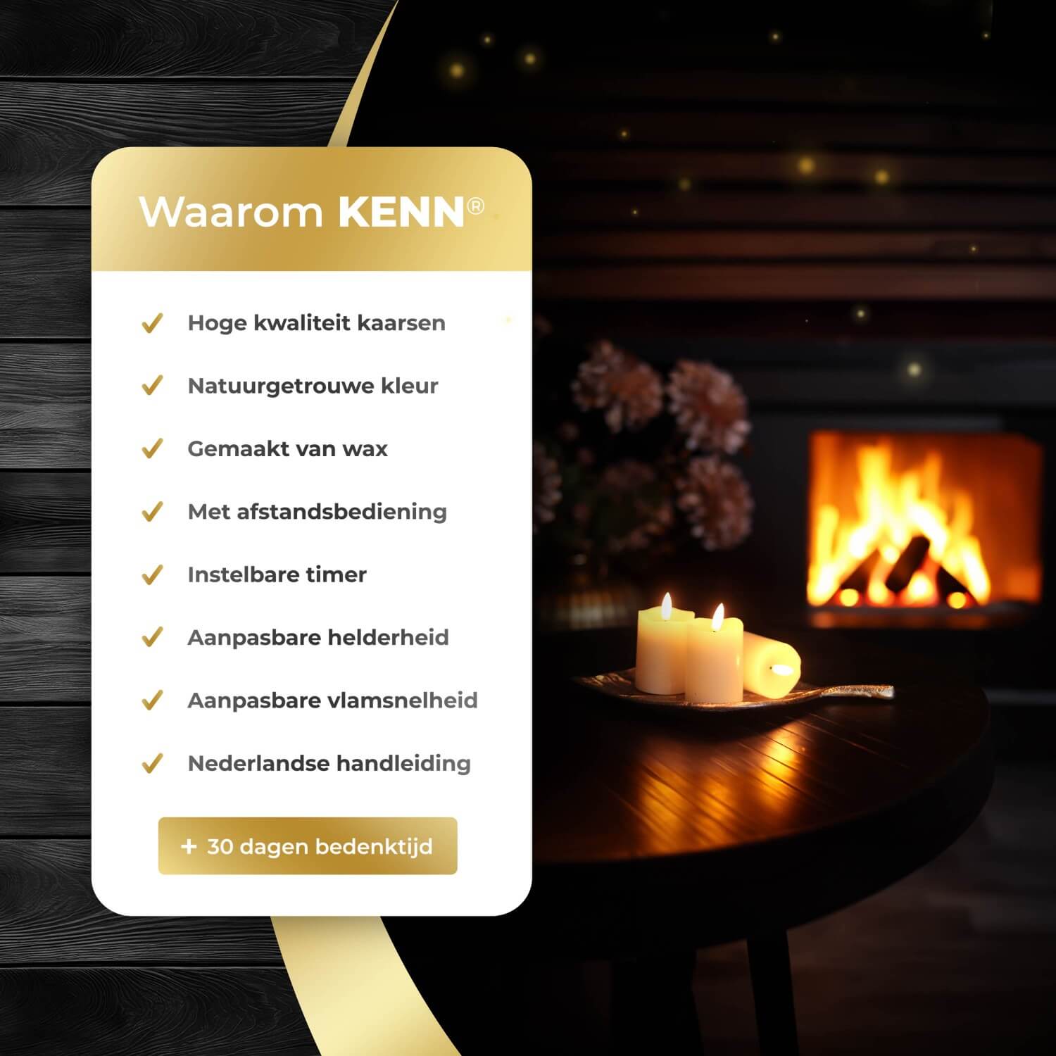 6-delige set ivoorkleurige LED stompkaarsen op batterijen van KENN® met afstandsbediening. Deze elegante nep kaarsen – ook wel LED kaarsen of battery-powered pillar candles genoemd – zijn gemaakt van echt wax en geven een realistisch flikkerend warm wit licht. De ivoorkleur past perfect in elk interieur, van modern tot klassiek. Ideaal voor sfeervolle en veilige kaarsverlichting zonder open vlam, geschikt voor tafeldecoratie, horeca, bruiloften of dagelijks gebruik. Inclusief CR2450 batterijen en afstandsbe