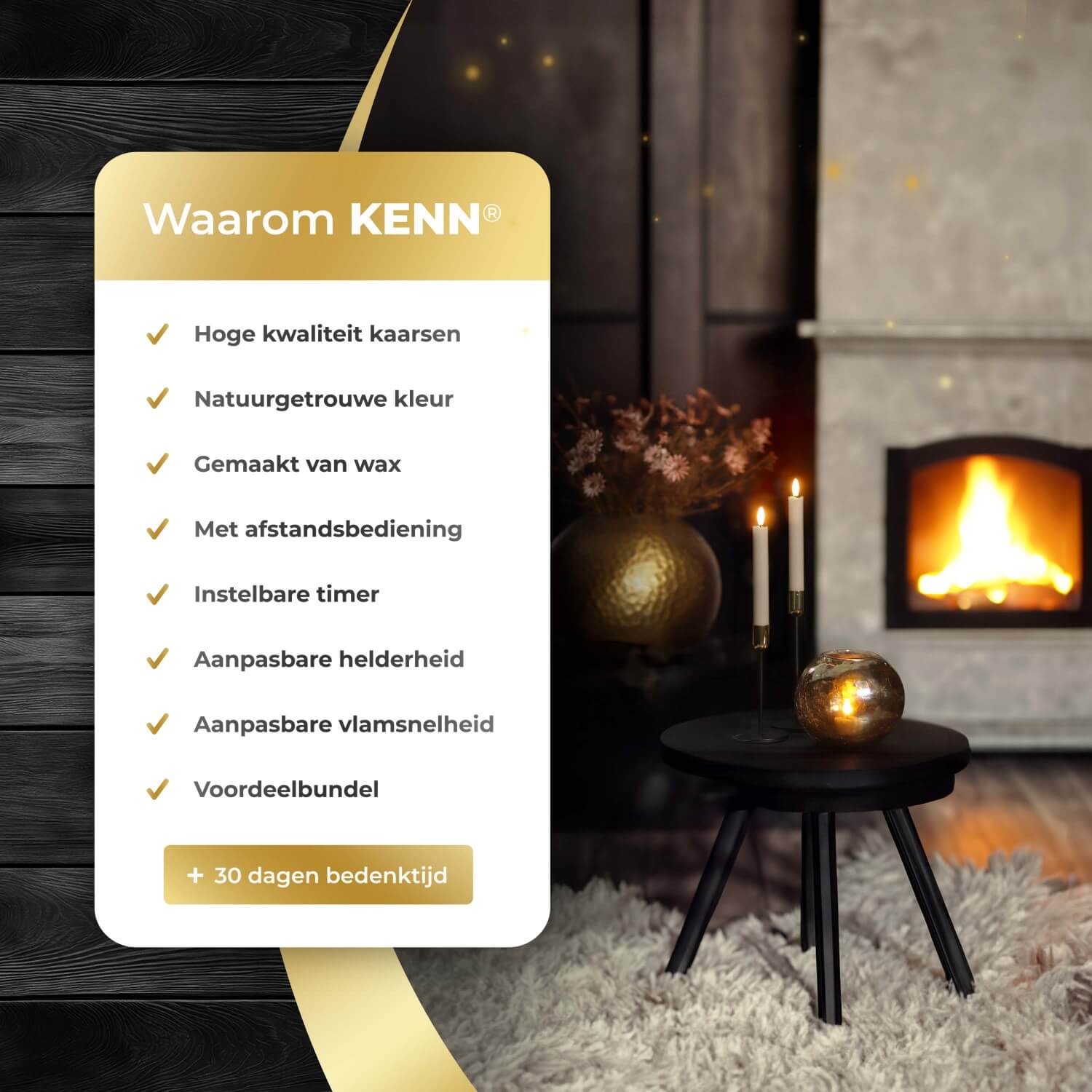 KENN® complete kaarsenbundel met 14 taupekleurige 3D LED kaarsen van echt wax, bestaande uit 4 waxinelichtjes, 4 dinerkaarsen en 6 stompkaarsen. De kaarsen zijn voorzien van een realistisch flikkerend vlameffect en worden geleverd met meerdere afstandsbedieningen. Dankzij de dimbare helderheid en instelbare timer zijn deze nep kaarsen perfect voor veilige sfeerverlichting in huis, horeca of tijdens feesten.