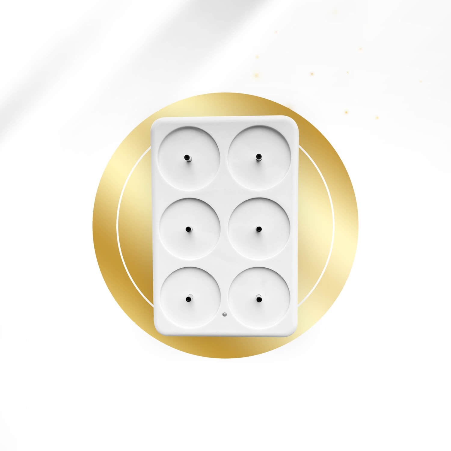 KENN® oplaadstation 6-set voor oplaadbare waxinelichtjes